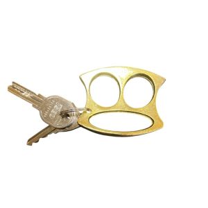 Portachiavi Tirapugni Autodifesa Acciaio Libera Vendita Libero Trasporto Oro Art. BX022